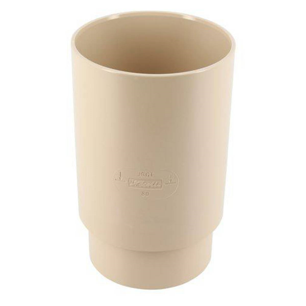 Manchon double femelle/femelle pour tube de descente cylindrique Ø 80 - Sable