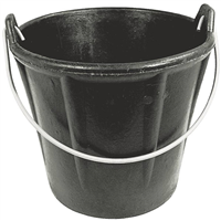 Seau en caoutchouc naturel armé de fibres textiles Taliaplast capacité 12 litres