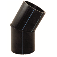 COUDE 30 EMBOUTS MALES SEGMENTS PE100 PN8 SDR17 D400