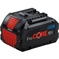 Batterie Bosch ProCORE 18 V - 5,5 Ah - Lithium-Ion - avec témoin de charge et technologie Coolpack 2.0