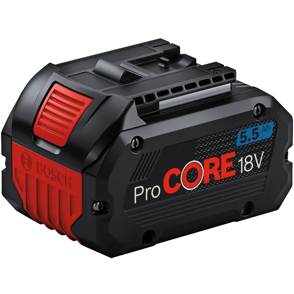Batterie Bosch ProCORE 18 V - 5,5 Ah - Lithium-Ion - avec témoin de charge et technologie Coolpack 2.0