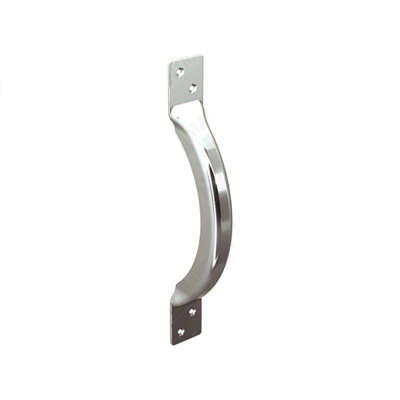 Poignée en applique acier emboutie 245 x 32 x 50 mm