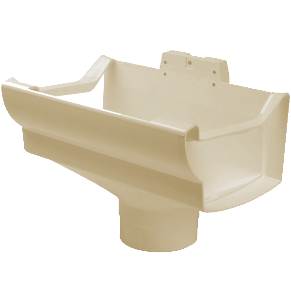 Naissance centrale Nicoll NAD38 pour gouttière LG38 et descente cylindrique de Ø 100 mm - Techtan Sable