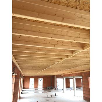 Poutre en I Inopanne avec âme bois massif - Sapin traité classe 2 incolore - 94 x 400 mm - L.9 M