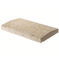 Chapeau de mur Renaissance en pierre reconstituée - ton pierre - 49,0 CM x 35,0 CM x 6,00 CM