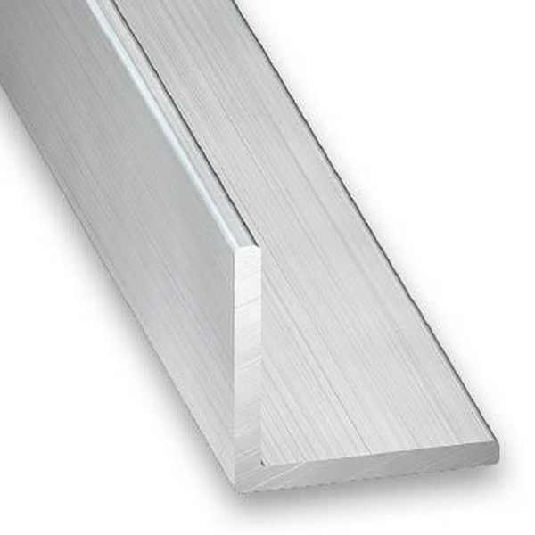 Cornière égale - Aluminium brut - 30 x 30 mm - épaisseur 1.5 mm - longueur 2.5 m