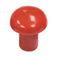 Embout de sécurité rouge pour diamètre 35 mm Sac de 100