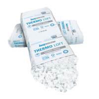 Laine de verre à souffler pour combles perdus - Thermo Loft Knauf - Sac de 16,6 KG