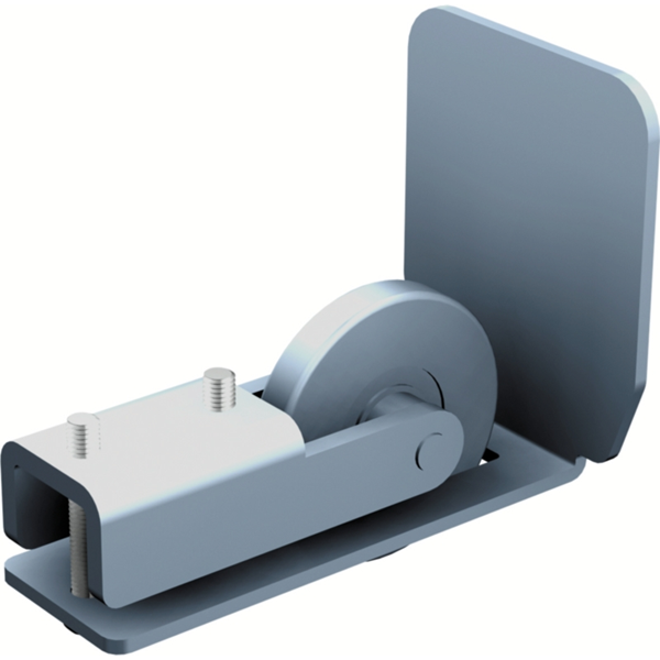 Support d'extrémité à galet pour portail autoporté - 1051G Mantion - compatible rail 9050