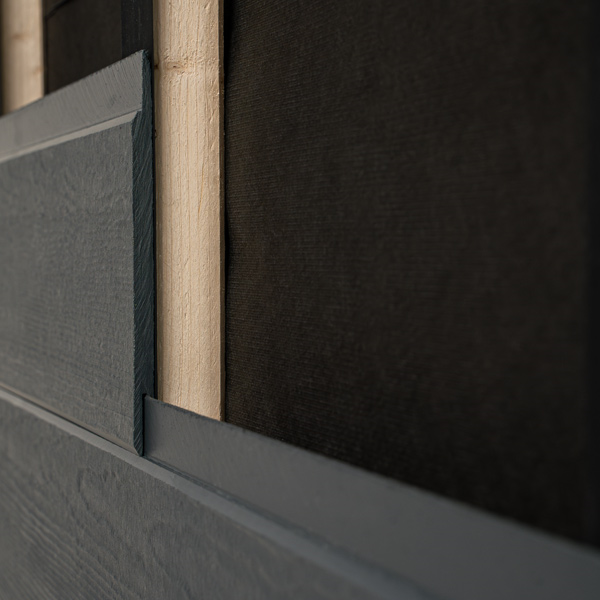 Bardage composite imitation bois - Hardie VL Plank - 214 MM x 11,0 MM - Long. 3.6 M - Gris anthracite