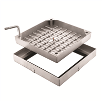 REGARD INOX 610X610 TL600