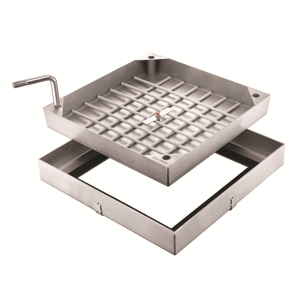 REGARD INOX 610X610 TL600