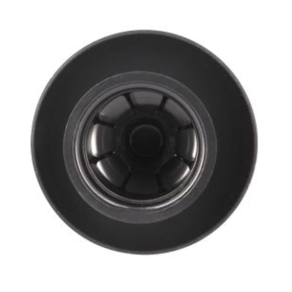 Chapeau de ventilation rond Nicoll - Diamètre 80 mm - Sortie 50 mm - Sans moustiquaire - PVC anti-UV - Gris anthracite