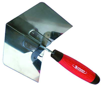 Truelle d'angle intérieur inox Taliaplast 120 x 97 x 97 mm