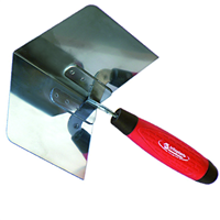 Truelle d'angle intérieur inox Taliaplast 120 x 97 x 97 mm