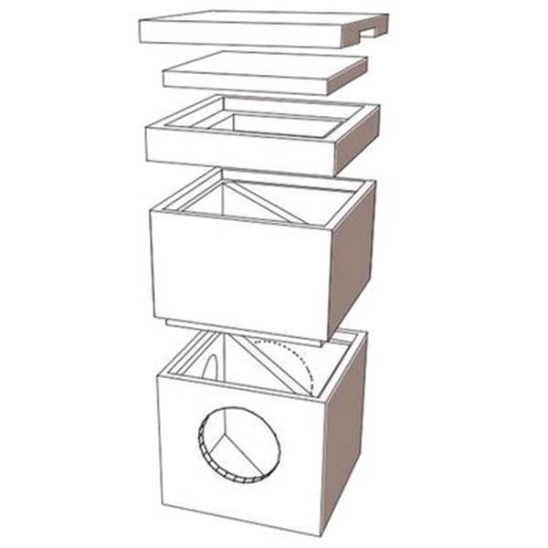 Allonge compteur d'eau pré percée