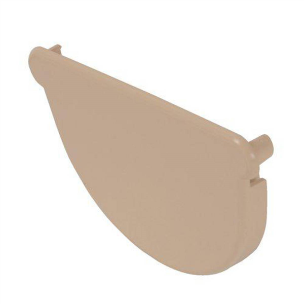 Fond symétrique Nicoll FCN16 pour gouttière LG16 ou naissance de développé 160 mm - Techtan Sable