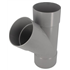 Culotte simple femelle/femelle Nicoll - Diamètre 160 mm - Degré angle 45° - À coller - PVC - Gris