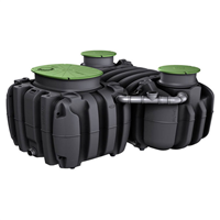 Filtre compact assainissement extra-plat sans électricité easyRock 5 EH sortie basse gravitaire pour résidence principale et secondaire