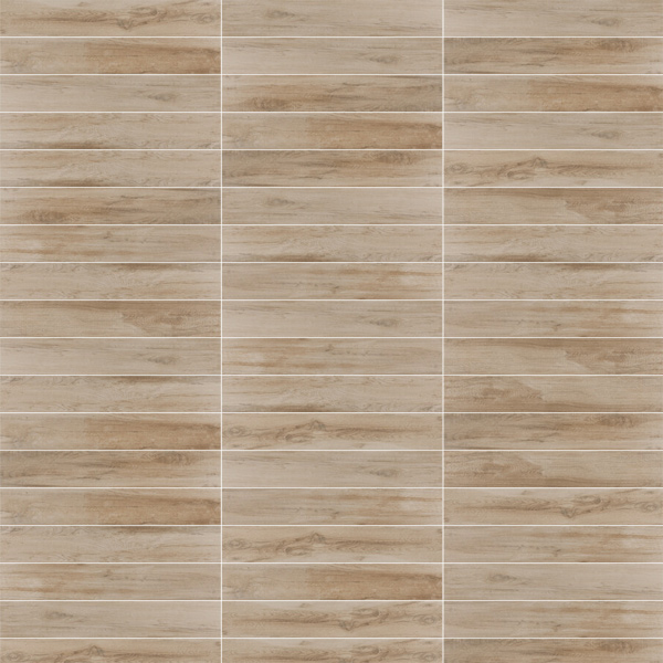 Carrelage antidérapant effet bois en grès cérame - STILWOOD - 15,0 CM x 90,0 CM - ép. 8,00 MM - Nature