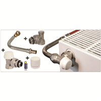 Pack cannes de radiateur thermostatisable à glissement PER 16