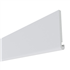 Planche de rive PVC Rivecel Bullnose B16 à profil arrondi - Blanc - Haut. 200,00 MM - ép.16,00 MM - Long. 5,00 M