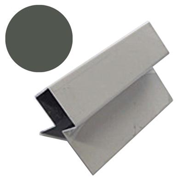 Profilé d'angle extérieur MetalTrim pour bardage Hardie Plank - aluminium laqué Gris métal - longueur 3 M
