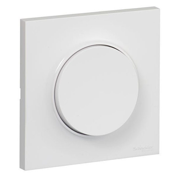 Interrupteur va-et-vient simple Schneider Odace avec plaque de finition Odace Styl - blanc - 10A 250V - lot de 5