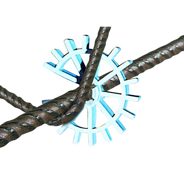 Cale à béton ronde enrobage 25mm pour fers à béton Ø 8 à 12 mm Taliaplast - Lot de 100 pièces