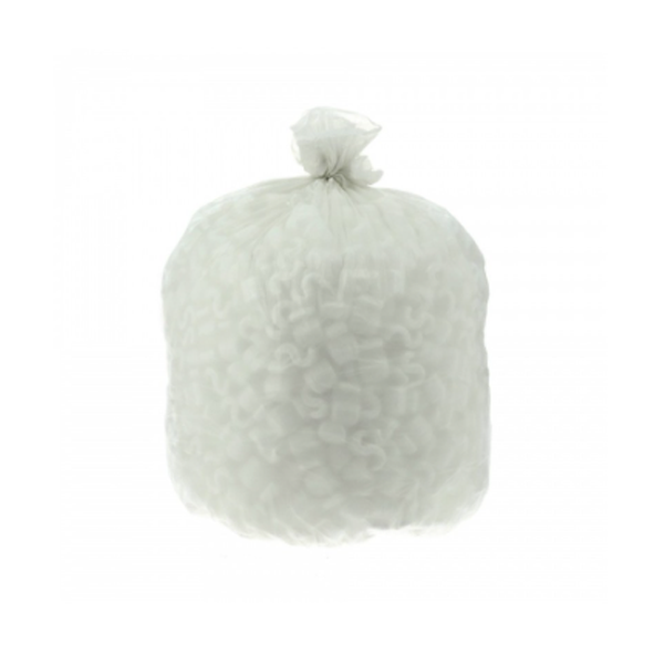 Sac poubelle en polyéthylène blanc haute densité - Épaisseur 9µ - 10L - rouleau de 50