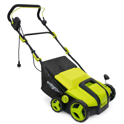 Brosseuse pour gazon synthétique filaire avec bac de collecte 45l amovible - 1800W - 230V - Exelgreen