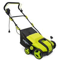 Brosseuse pour gazon synthétique filaire avec bac de collecte 45l amovible - 1800W - 230V - Exelgreen