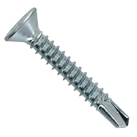 Vis tôle autoperceuse tête fraisée Pozidriv Rocket Ø 4,8 mm x 25,0 mm acier zingué - Boîte de 60