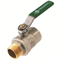 Vanne à sphère NF Mâle Femelle 3/4" Passage intégral Poignée plate