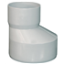 Réduction extérieure excentrée PVC - mâle/femelle - Ø 80/50 mm
