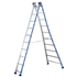 Echelle transformable 2 plans Tubesca Platinium 2 x 8 échelons repliée 2.35 m déployée 4.04 m