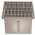 SIPHON 350X350 SORTIE VERT 100 MM CAILLEBOTIS PANIER 35100PCH