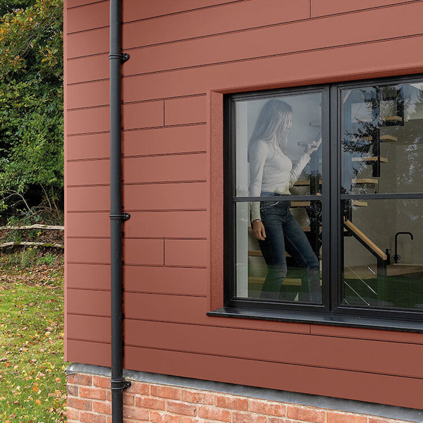 Lame de bardage Cedral Click finition Smooth - couleur Rouge brique C72 - ép.12,0 MM - 186 MM x 3600 MM