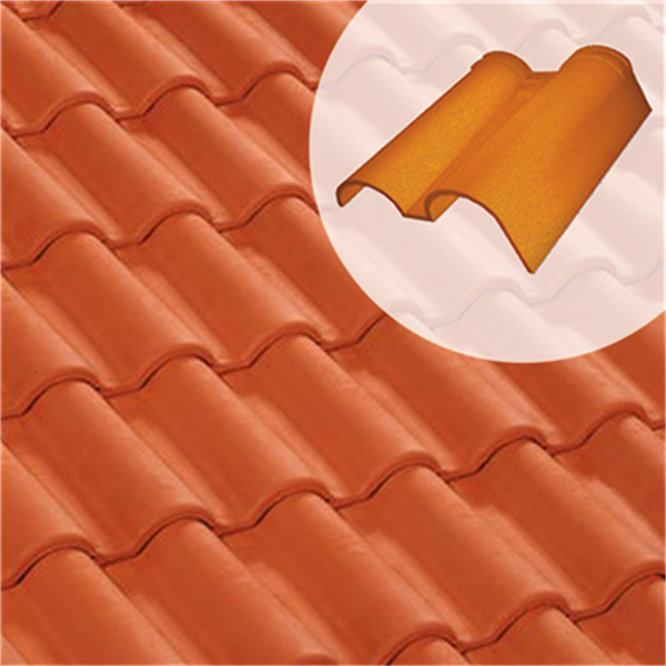 Tuile de rive à rabat côté droit - Romane Réno 7RR - Rouge