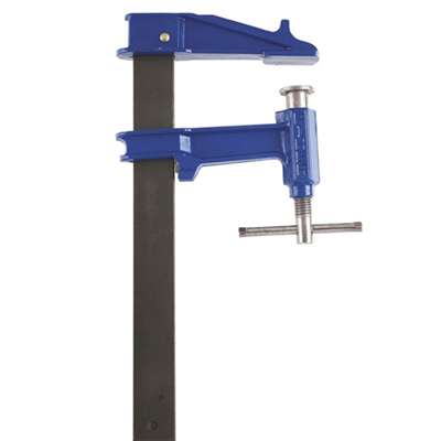 Serre joint à pompe type F - force de serrage 900 kg - capacité de serrage de 600 mm - saillie 120 mm