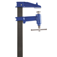 Serre joint à pompe type F - force de serrage 900 kg - capacité de serrage de 600 mm - saillie 120 mm