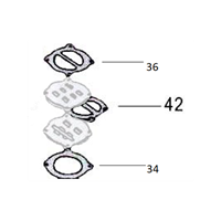 Kit de 3 joints pour compresseur VFR 218 Prodif