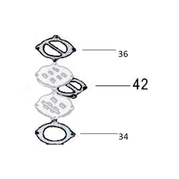 Kit de 3 joints pour compresseur VFR 218 Prodif