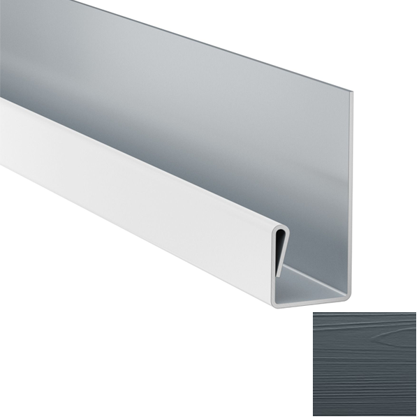 Profil de terminaison MetalTrim pour bardage VL Hardie Plank - alu Gris anthracite - longueur 3,00 M