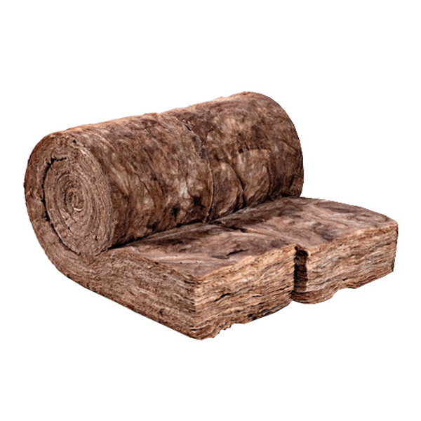 Rouleau laine de verre pour murs et toitures maisons à ossature bois - Naturoll 035 - R=4,10 m².K/W - 5,10 M x 0,58 M - ép.145 MM