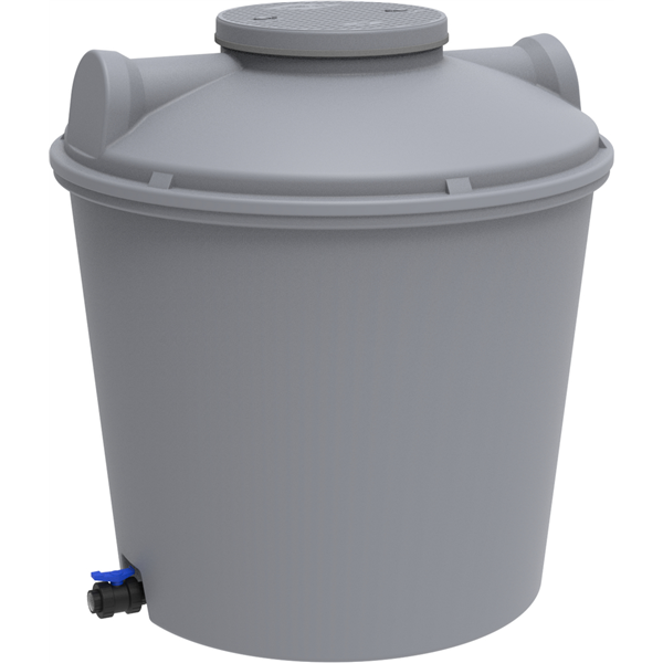 VERTICUVE PE 1 000 L grise 1"  -