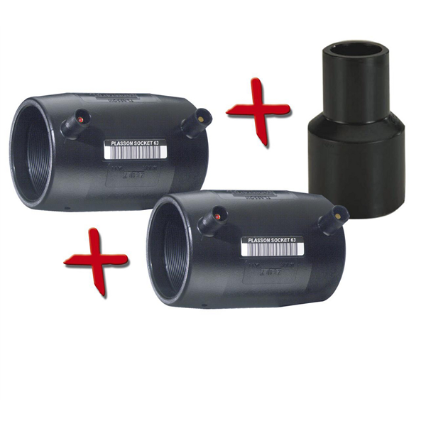 ENS. REDUCTION PE100 ES GAZ D125x110