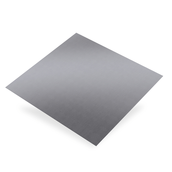 Plaque en aluminium brut lisse - 500 x 500 mm - épaisseur 0.5 mm