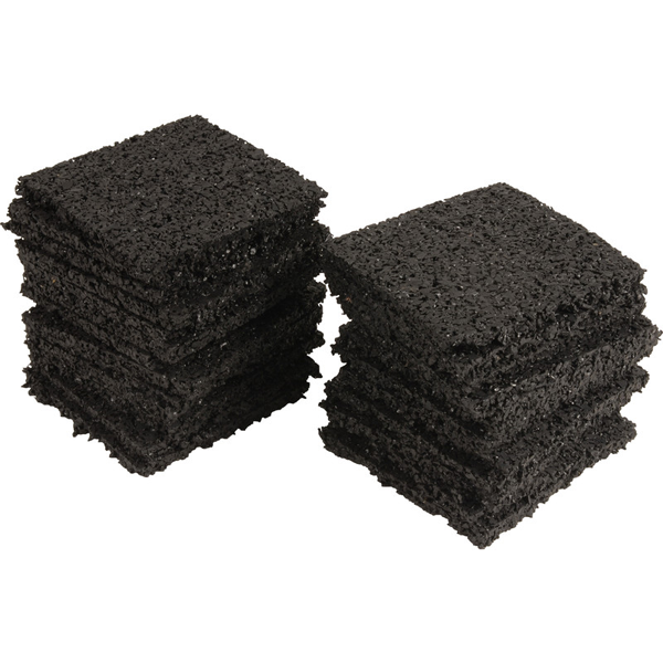 Tampon d'isolation pour terrasse Spax - 100,0 MM x 100 MM - ép. 8,00 MM - 20 pièces