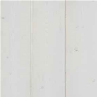 Lambris bois intérieur blanc en épicéa vernis aspect brossé ERAKIS - rainure et languette - 13 x 135 mm - Longueur 2,65 m